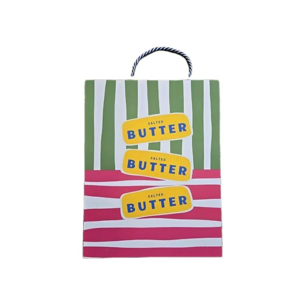 New Salted Butter Margine Kitchen Wall Art Retro Bold Colorful Print Decor